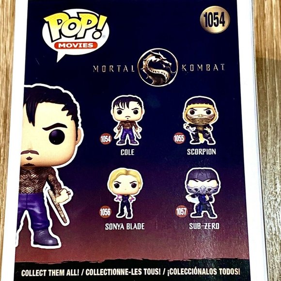 Funko Pop! Movies: Mortal Kombat - Cole Young - Picture 2 of 2